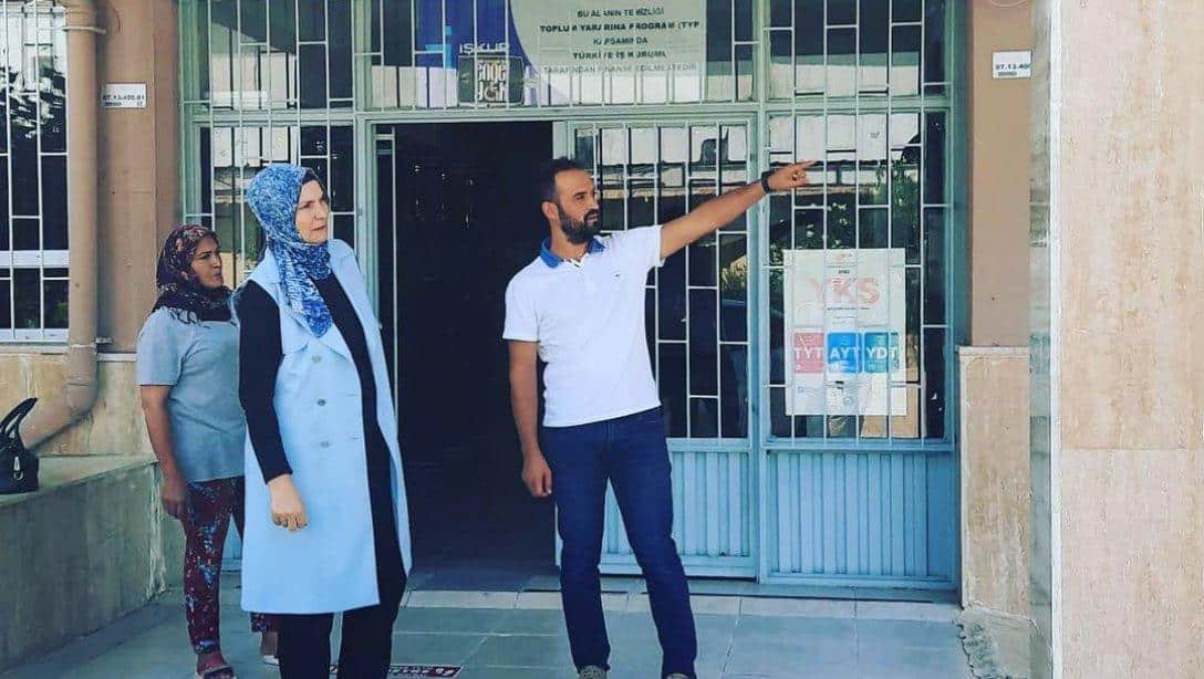 Yeni Eğitim Öğretim Yılı Hazırlıkları Kapsamında Kemer Merkez Mesleki ve Teknik Anadolu Lisesi'ni Ziyaret