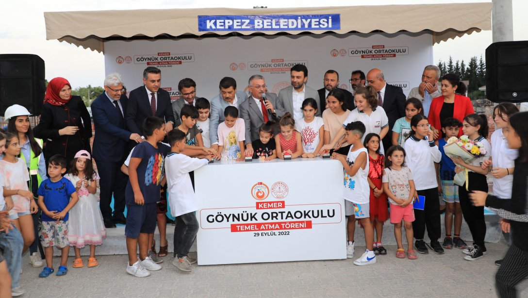 Göynük Ortaokulu Binası Temel Atma Töreni