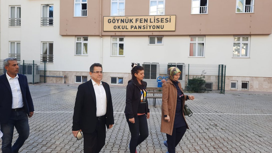 İlçe Milli Eğitim Müdürümüz Sn Semra BEKAR, Göynük Fen Lisesi'ni Ziyaret Etti.